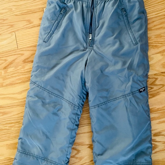 OshKosh Unisex Grey Bib Snowsuit - Picture 8 of 9